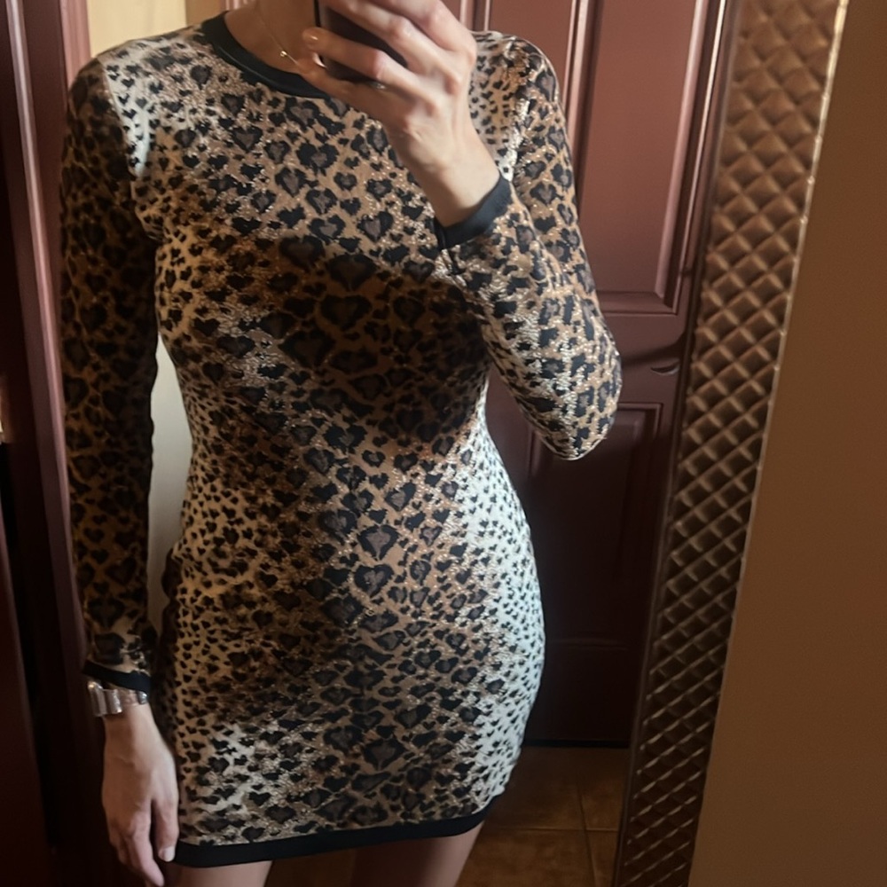 RED Valentino Leopard Print sweater dress - Picture 6 of 7